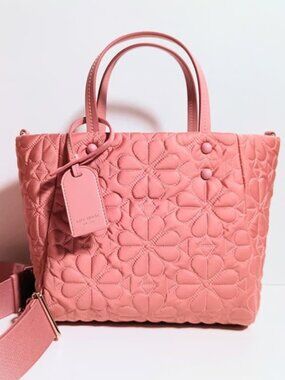Kate Spade Tilly Quilted Small Tote Bag In Cosmetic Pink KK810